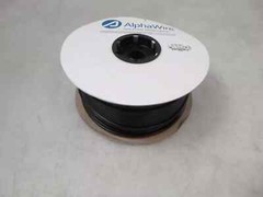 500′ AlphaWire PVC-105-5 Black #5 All-Purpose PVC Tubing 300V 105C .25″ OD