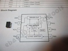 (Qty 5) Fairchild FAN8082 bi-directional DC motor driver