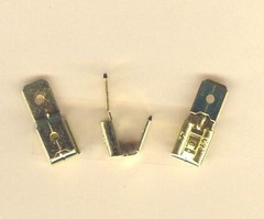 50 Double Male PIGGYBACK QD Adapter Terminal Connector (1/4″) .250 x .032 Tab