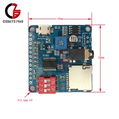 5W Voice Playback Module MP3 Player IO Trigger UART Control For Arduino DIY