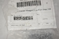BTC Power Retractor Weight Gen4 EA Disp Kit 202-0487-01 130-2328-01 Gray Block