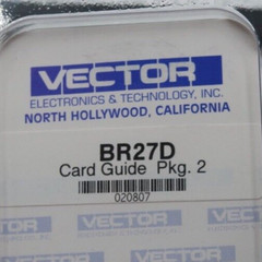 Package of (2) Vector Electronics Card Guide BR27D NEW Sealed