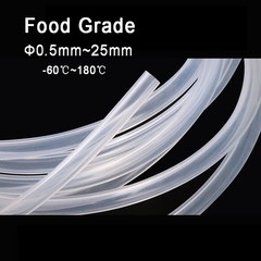Clear Food Safe Silicone Tubing Hose Pipe Aquarium Pump Soft Tube – Milk Water