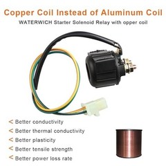Starter Solenoid Relay Compatible with 300 Fourtrax TRX300 TRX300FW 2X4 4×4 1988