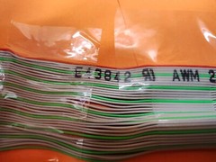 E43842 AWM 2651 105C 300V VW-1 RIBBON CABLE With End Terminals