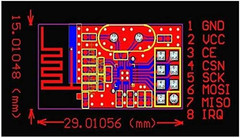 4Pcs NRF24L01+ Wireless Transceiver Module2.4G Wireless Transceiver Module