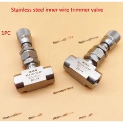 1X Needle Valve Micro Adjustment Valve WL11H-320P Flow Regulating Valve#