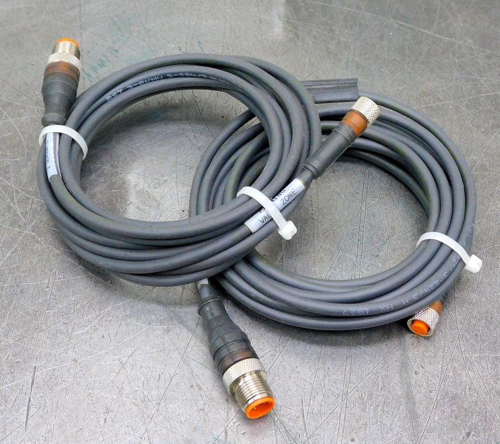 Belden Lumberg RST 3-RKMV 3-224/3M Double Ended Cordset Cable Lot of Two (2)