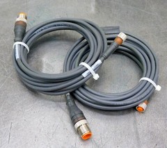Belden Lumberg RST 3-RKMV 3-224/3M Double Ended Cordset Cable Lot of Two (2)