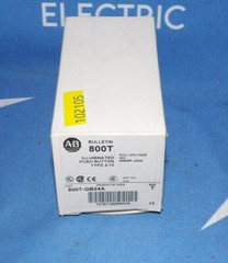 NIB Allen Bradley 800T-QB24A Series T Illuminated Push Button + 1 Year Warranty