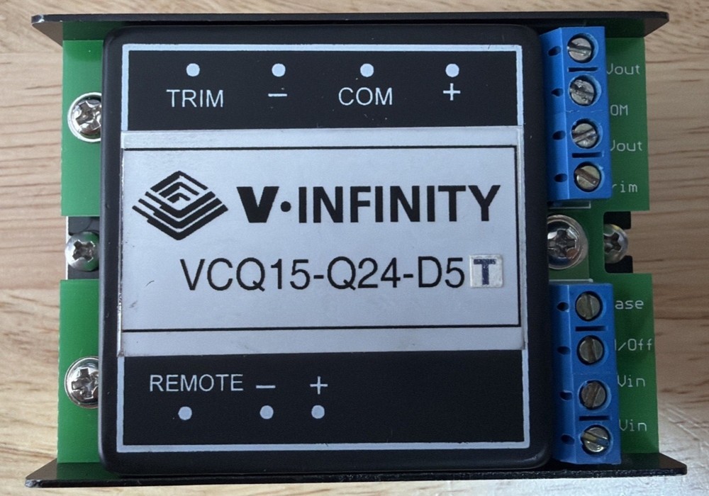V-Infinity VCQ15-Q24-D5-T DC to DC Converter 24VDC to 5VDC