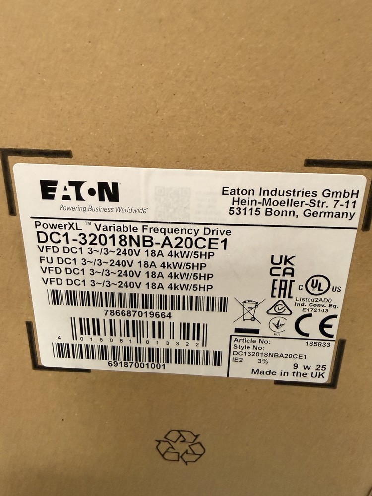 EATON CORPORATION DC1-32018NB-A20CE1 / DC132018NBA20CE1