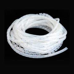 Silicone Spiral Wrap Cable Binding Tidy Leads on TV / PC / CCTV Wires Sleeving