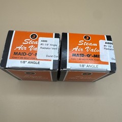 New Maid-O-Mist A886 Lot of 2 #5 1/8″ Angle Radiator Vent Valve Free Shipping
