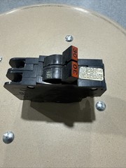 30 Amp 2 Pole Federal Pacific Stab Lock Slim Breaker Type NC