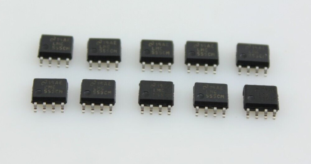 New Qty 10 LMC555CM NATIONAL SEMI IC OSC SINGLE TIMER 3MHZ 8-SOIC