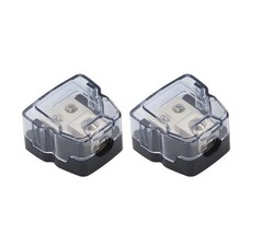 4GA to 8GA Ground Junction Box for Car Audio with Transparent Protective Cover