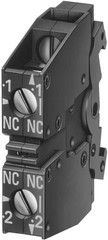 Siemens 3SB3400-0A Contact Block, SPST, 1 NO 1 NC, 10A, IP20