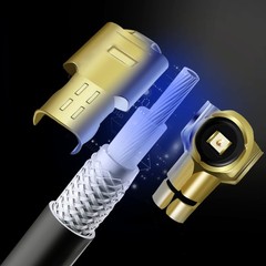 TUOLNK 5PCS IPX MHF4 to RPSMA Antenna 0.81mm Coax Cable, 6inch, black