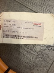 RexRoth / INDRAMAT RKH0001 Hybrid Cable Length 6.00 Meters R911317031 NEW