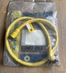TPC SUPER-TREX CL25G07F003 QUICK-CONNECT CORDSET 16/5 3′ M/F 90/ST EXT NEW