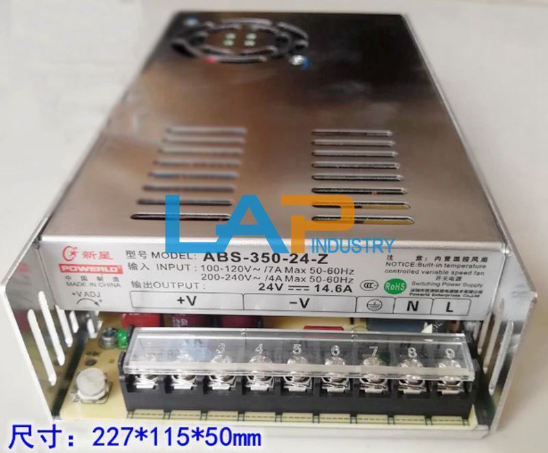 1pc New ABS-350-24-Z Industrial Automation Switching Power Supply 24V 14.6A