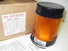 ⭐NEW IN BOX⭐ TORK ALERT N1WN5 STAK-ALERT BEACON SIGNALING LIGHT AMBER 120-V 3R