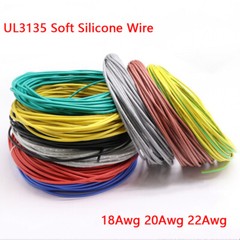 UL3135 Soft Silicone Wire 18/20/22Awg Tinned Copper Heat-Resistant Cable Wire