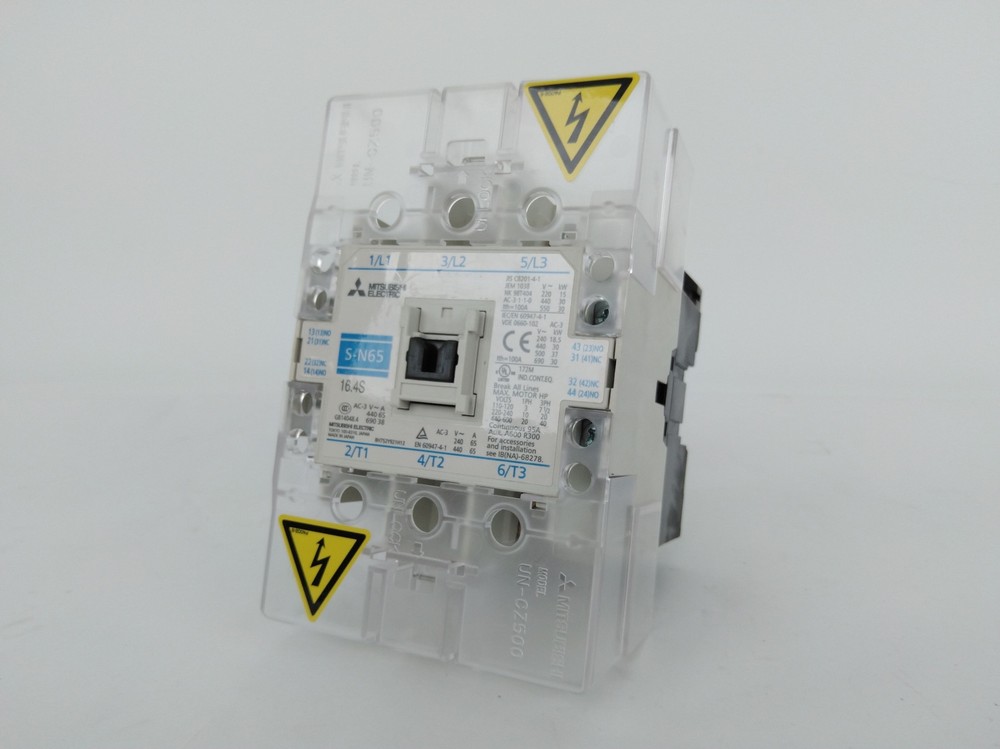 Mitsubishi Electric S-N65 16.4s AC Contactor 3 pole, 200-240VAC Coil