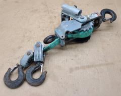 Little Mule Model 300 1,500 3,000 Pound Lineman’s Strap Ratcheting Hoist Double