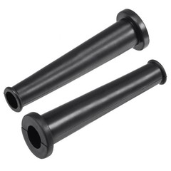5Pcs Cord Boot Protector Cable Sleeve Rubber 80mm Length Black