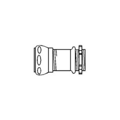 PECO 266ST, 2-1/2″, Steel, Compression, EMT Conduit Connector, 1 pc