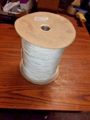 JOHN HOWARD COMPANY 325-2 X 3000 ST. (NATURAL COLOR) NYLON Solid Braid Cord
