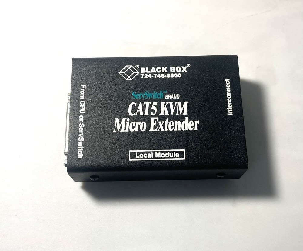 ACU3001A Black Box CAT5 KVM Micro Extender ,724-746-5500.