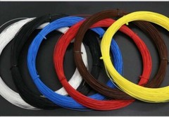 28/30 AWG PTFE Silver-plated Copper Wire Stranded Headphone Cable 200°C Colorful