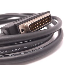 GE Fanuc IC693CBL301A Backplane Cable 25-Pin D-Sub Connection, Length: 2m