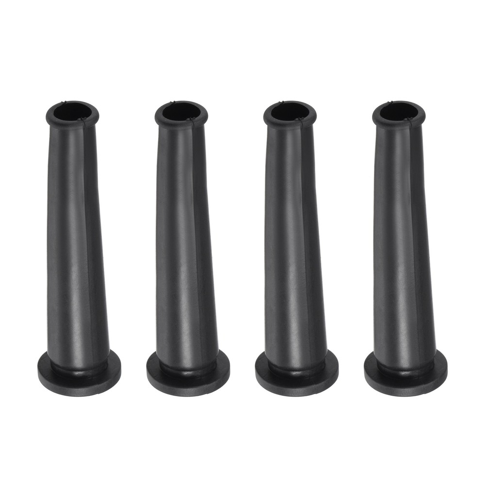10 X 69mm Length Cord Boot Protector Cable Sleeve Hose Rubber Black