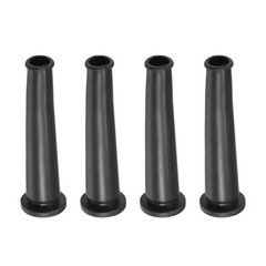 10 X 69mm Length Cord Boot Protector Cable Sleeve Hose Rubber Black