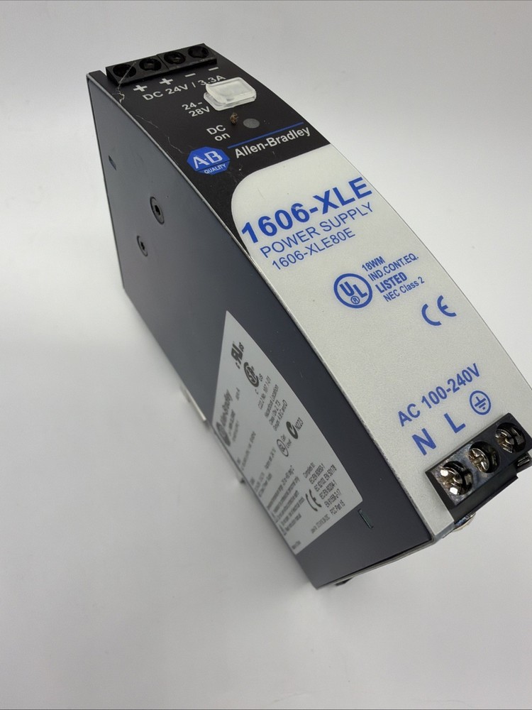 Allen Bradley Power Supply 1606-XLE80E 24-28VDC Output 100-240VAC Input