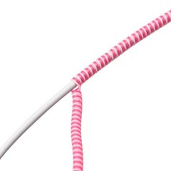 Spiral Cable Protector for USB Cord Sleeve 4.6 Feet Each, Red,Purple,Yellow,Blue