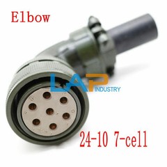Aviation Plug MR-PWCNS2 For FANUC Servo Motor Plug 24-10S 7-hole Plug