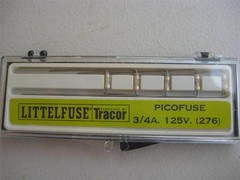 5X Littelfuse PICO Fuse 276 3/4 Amp .75 Fast Blow PCB Axial Lead 125 Volt NOS