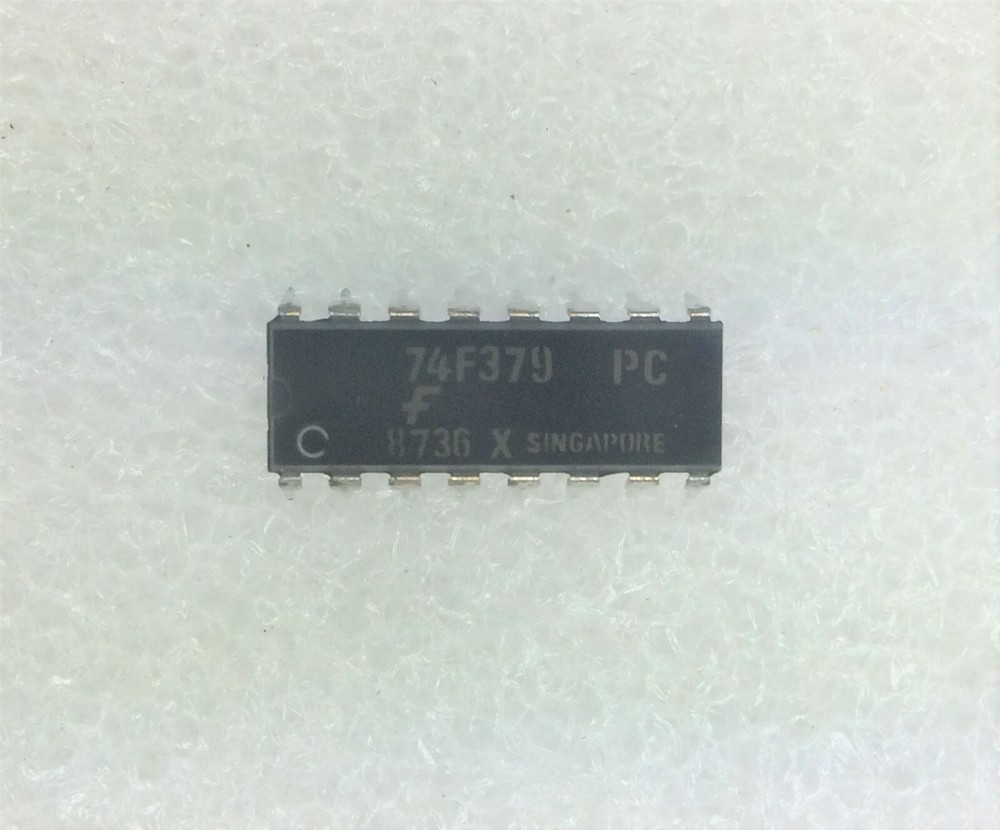 74F379PC FSC 74F379N IC FF D-TYPE SNGL 4BIT 16DIP 12 PIECES
