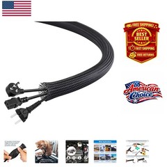 Heavy-Duty 25Ft x 1/2 Inch Braided Wire Sleeving – Versatile & Easy to Install