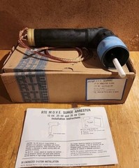 New OS RTE 3237016C15M, M.O.V.E Surge Deadfront, 15kV Arrester Elbow, 25kV Class