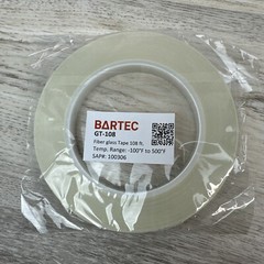Heat Trace Fiberglass Tape for Heat Trace Pipe- 1/2 Inches x 108 Feet Bartec