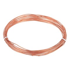 Uxcell 18 Gauge 100 Ft Bare Copper Ground Wire for Electrical Applications
