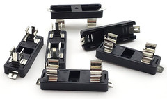 Lot of 6 JKL 2910F-42 Festoon Sockets For Miniature Lamps From 30mm To 40mm Long