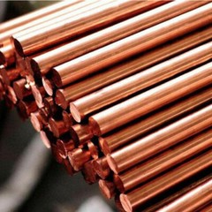 99.9% T2 Pure Copper Rod Metal Round Solid Bar 14~35mm Diameter 200~500mm Long