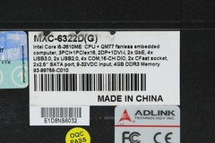 ADLINK used MXC-6322D(G) Industrial Fanless Computer No Disk ELEC-I-3314=9M15
